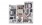 B3 - 2 bedroom floorplan layout with 2 baths and 1134 square feet.